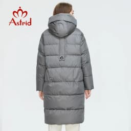 Astrid 2022 Winter new arrival down jacket women loose clothing outerwear quality with a hood fashion style winter coat AR-7038