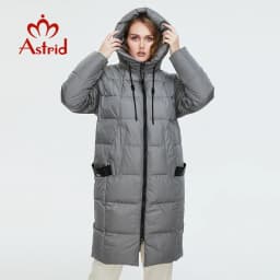 Astrid 2022 Winter new arrival down jacket women loose clothing outerwear quality with a hood fashion style winter coat AR-7038