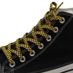 Coolstring Official Shoelaces Store 7MM Double Color Combination Houndstooth Flat Shape Charmed Laces Regular Grid Easy Cordons