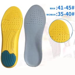 1 Pair Orthotic Shoes & Accessories Insoles Orthopedic Memory Foam Sport Support Insert Woman Men shoes Feet Soles Size 35-45