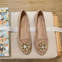 Summer Floral Lace Rhinestone Embellished Flat Shoes Women Glitter Crystal Flower Buckle Loafers Slip On Beauty Wedding Shoes