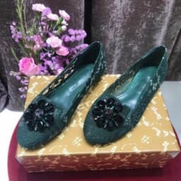 Summer Floral Lace Rhinestone Embellished Flat Shoes Women Glitter Crystal Flower Buckle Loafers Slip On Beauty Wedding Shoes