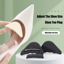 Forefoot Insert Toe Pads for Women High Heels Shoes Accessories Sponge Shoe Filler for Reducing Shoe Size And Feet Pain Relief
