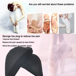 Forefoot Insert Toe Pads for Women High Heels Shoes Accessories Sponge Shoe Filler for Reducing Shoe Size And Feet Pain Relief