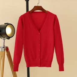 Korean Fashion Black Cropped Blouses Cardigan Female Clothing Sweaters Jersey Long Sleeve Top Women's Coat Spring 2025 Style