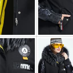 Astrid 2022 Winter new arrival women down jacket with a fur collar fashion style with a hood long winter coat women AR-3022