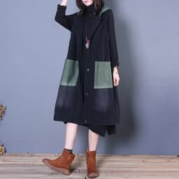 Retro Women Long Hooded Vest Summer Autumn Cardigan Free Shipping Sleeveless Tops Plus Size Korean Fashion Loose Big Pocket New