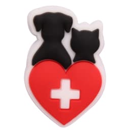 New Arrivals 1PCS Medical Pet Friendly Garden Shoes Charms Animals Doctor PVC Buckle Sandals Accessories Decor Kids Gifts