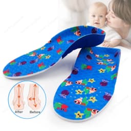 Orthopedic Insoles For Kids Sneakers High Arch Support Soles For Shoes Children Lightweight Comfortable Heel Fixation Child Pads