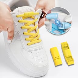 Magnetic Lock Shoelaces Elastic No Tie Shoe Laces Sneakers Shoelace For Kids and Adult One Size Fits All Shoes Shoestrings 1Pair