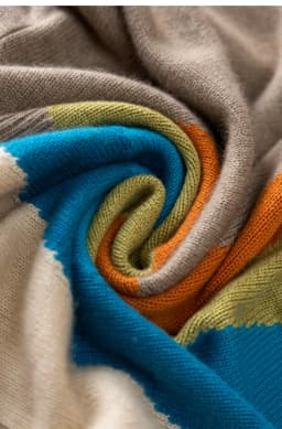 Autumn/Winter 2022 new rainbow inlaid loose and thick hooded 100% pure cashmere sweater women's hoodie long sleeve