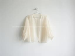 LMQ NEW Women French Retro Fashion All-Match Organza See Through Blouse Jacket Cardigan Sunscreen Shirt Transparent Chiffon Tops