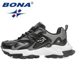 BONA 2022 New Designers Soft Casual Shoes Men Autumn Winter Breathable Outdoor Sneakers Man Light Walking Footwear Mansculino
