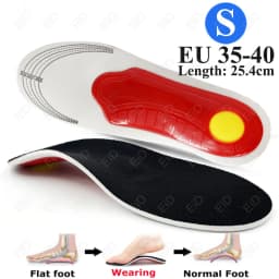 Flat Feet Template Arch Support Orthopedic Insoles,Plantar Fasciitis Heel Pain Orthotics Insoles Sneakers Shoe Inserts Men Women