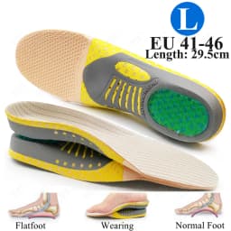 Flat Feet Template Arch Support Orthopedic Insoles,Plantar Fasciitis Heel Pain Orthotics Insoles Sneakers Shoe Inserts Men Women