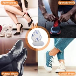 Metatarsal Felt Feet Pads Insert Pads Foot Cushion Pain Relief Forefoot Support Adhesive Foam Foot Cushion Pad for Men and Women