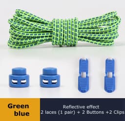 Strong Reflective Shoelaces Elastic Used For Sneakers No Tie Shoe Laces Spring Press Lock Convenient and Fast Lazy Shoelace