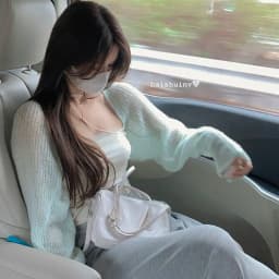 Women's Short Knitted Sunscreen Cardigan Thin Coat Small Shawl Smock Cover Slim Top Spring and Summer Clothing Retro Fashion