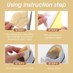 Heel Protector Heel Sticker Insoles for Sneakers Patch Adjustable Size Reducer Heel Pads Liner Grips Pad Pain Relief Inserts