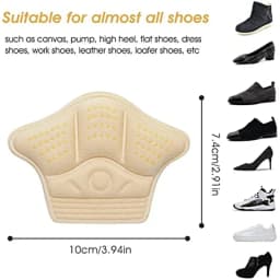 Heel Protector Heel Sticker Insoles for Sneakers Patch Adjustable Size Reducer Heel Pads Liner Grips Pad Pain Relief Inserts