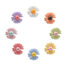 New Flowers Daisy Shoe Laces Buckle Trend Creative Shoelaces Shoe Clips Charms Girls Boy DIY Decoration Shoes Accessories 1 Pcs