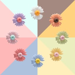 New Flowers Daisy Shoe Laces Buckle Trend Creative Shoelaces Shoe Clips Charms Girls Boy DIY Decoration Shoes Accessories 1 Pcs