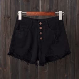 Casual Sexy Fashion Vintage Short Pants Women's Summer Clothing Jean Denim Shorts Female High Waist Ripped Aesthetic Korean 2025