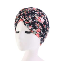 2026 New Crinkle Soft Stretchy Africa Hijab Caps Muslim Wrap Head Turban India Hat Flowers Headtie Chemo Bonnet Ready To Wear