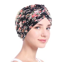 2026 New Crinkle Soft Stretchy Africa Hijab Caps Muslim Wrap Head Turban India Hat Flowers Headtie Chemo Bonnet Ready To Wear