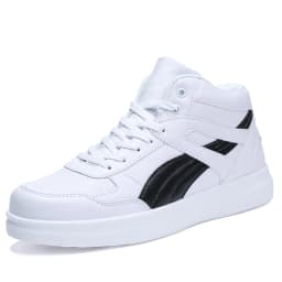 Spring Fashion Casual Shoes Men White Sneakers Breathable High top Flats Skateboarding Shoes 2025 New Unisex man shoes