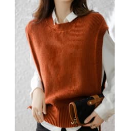DY Sweater for Women 2021 Autumn New Knitted Vest Wool Sweaters Sleeveless Tank Tops Elegant Female Clothing pull femme