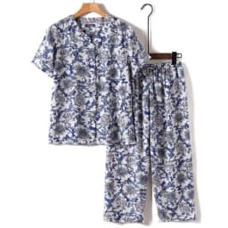 UHYTGF Middle-Aged Elderly Womens Suit Fashion Printing Casual Thin Summer Two-Piece Set Comfortable 3XL Big Size Tracksuit 1378