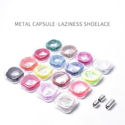 No Tie Shoe Laces Shoes Round Shoelaces for Sneakers Rubber Elastic Laces Without Ties Kids Adult Quick Shoe Lace Rubber Bands