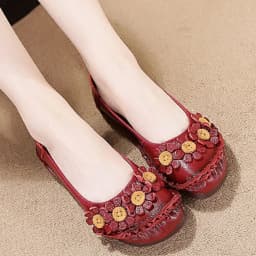 Beige flats ladies luxury genuine leather loafers breathable shoes womens shallow moccasins walking shoe