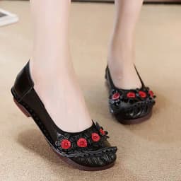 Beige flats ladies luxury genuine leather loafers breathable shoes womens shallow moccasins walking shoe