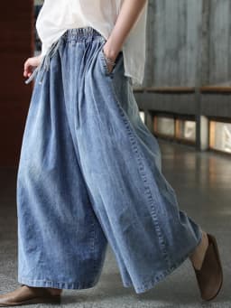 AmaxluluE 2025 Spring Harajuku Design Womens Wide Leg Pants Vintage Loose Female Denim Pants Korean Pockets Leisure Blue Jeans