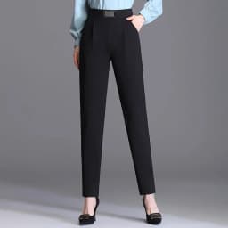 Spring Women High Waist Solid Elegant Ankle-Length Pants Office Ladies Skinny Chic Trousers Female Casual Fashion Pant