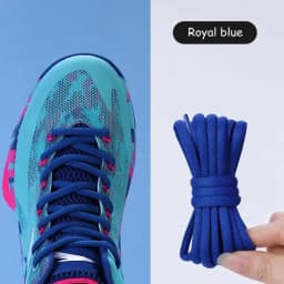 Round Shoelaces Basketball Sneakers Shoe Laces Black White Shoelace Men Women Casual Sports Shoe Shoestrings White Black