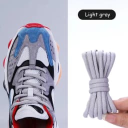 Round Shoelaces Basketball Sneakers Shoe Laces Black White Shoelace Men Women Casual Sports Shoe Shoestrings White Black