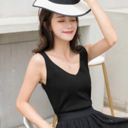Knitted Women Tank Top Underwear Sexy Padded V Neck Backless Crop Tops Camisole Female Sleeveless Solid Intimate Lingerie Tops