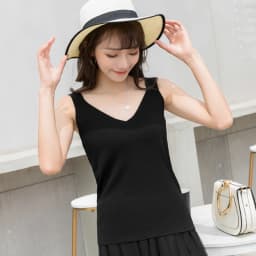 Knitted Women Tank Top Underwear Sexy Padded V Neck Backless Crop Tops Camisole Female Sleeveless Solid Intimate Lingerie Tops