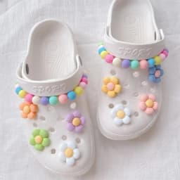 DIY Garden Shoe Charm Set for Kids - Hole Shoe Buckle Decoration Accessories Girls Party Gift Charms