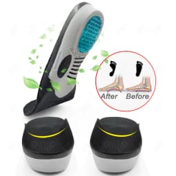 EiD Best Orthotic Gel Insoles Orthopedic Flat Foot Health Sole Pad For Shoes Insert Arch Support Pad For Plantar fasciiti Unisex