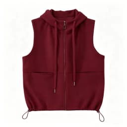 Women's Cotton Hooded Sweatshirt Vest Cotton Sleeveless Top Korean Fashion Sleeveless Cardigan Thin Streetwear Loose Leisure New