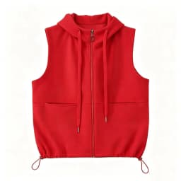 Women's Cotton Hooded Sweatshirt Vest Cotton Sleeveless Top Korean Fashion Sleeveless Cardigan Thin Streetwear Loose Leisure New