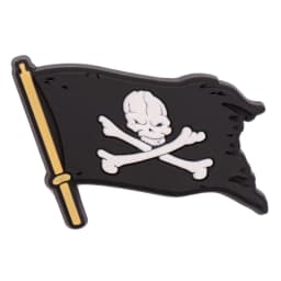 1-8PCS Pirates Style Skull Shoes Charms Decoration Buckle Money Bags Garden Sandals Accessories Kids Party Gift