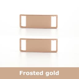 2 Pcs Blank Metal Shoelace Buckles Stylish Sneaker Decorations Fits All Types of Flat Shoelaces Shoe Accessories