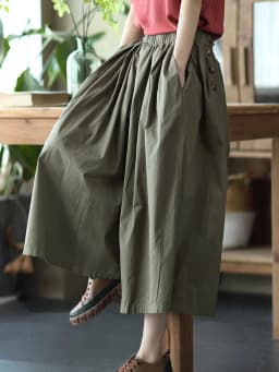 Amax LuluE Fall 2025 Womens Fashion Loose Leisure Cotton Wide Pants Luxury Females Korean Style Classic Trousers Vintage Clothes