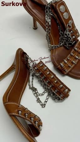 Surkova Purple Elegant Butterfly-knot Chunky Heel Sandals High Platform Open Toe Bowtie Dress Shoes Buckle Strap Block Heels