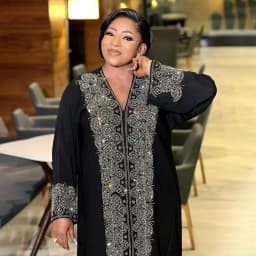 African Mother Luxury Robe Skirt Loose Fashion V-Neck Diamond Long Sleeve